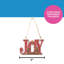 Ensemble de 12 figurines de Noël suspendues «Joy»