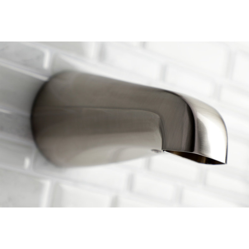 Kingston Brass Single-Handle Pressure Balanced Tub Faucet, Brushed Nickel