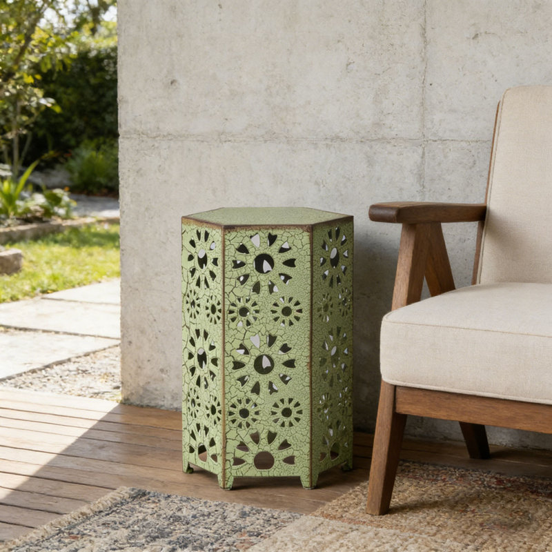 Table d'appoint 12 po, Vert