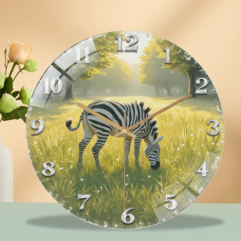 Horloge murale Zebra