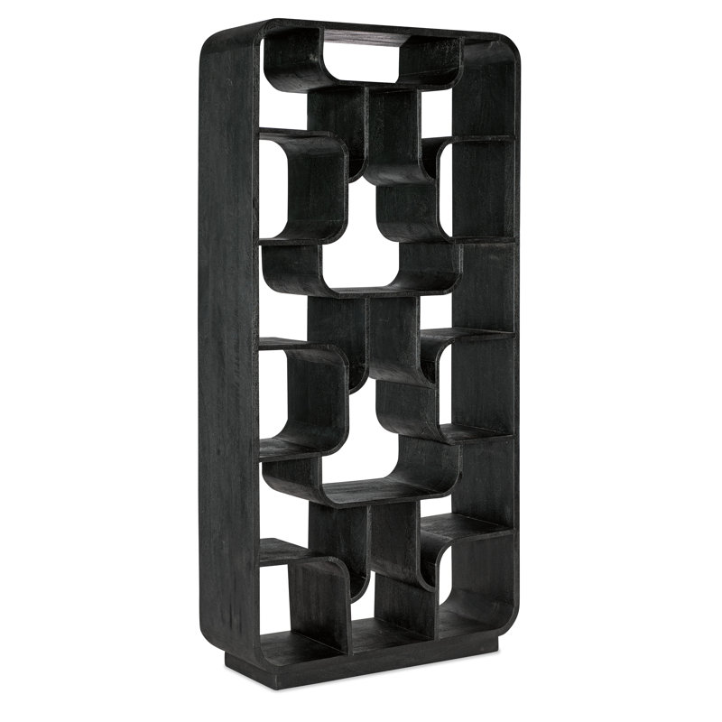 Commerce And Market Solid Wood Etagere Bookcase
