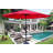 Outdoor Patio Umbrella 10FT(3M) WITHOUT FLAP ,8Pcs Ribs,With Tilt ,With Crank,Without Base,Pole Size 38Mm(1.49Inch)