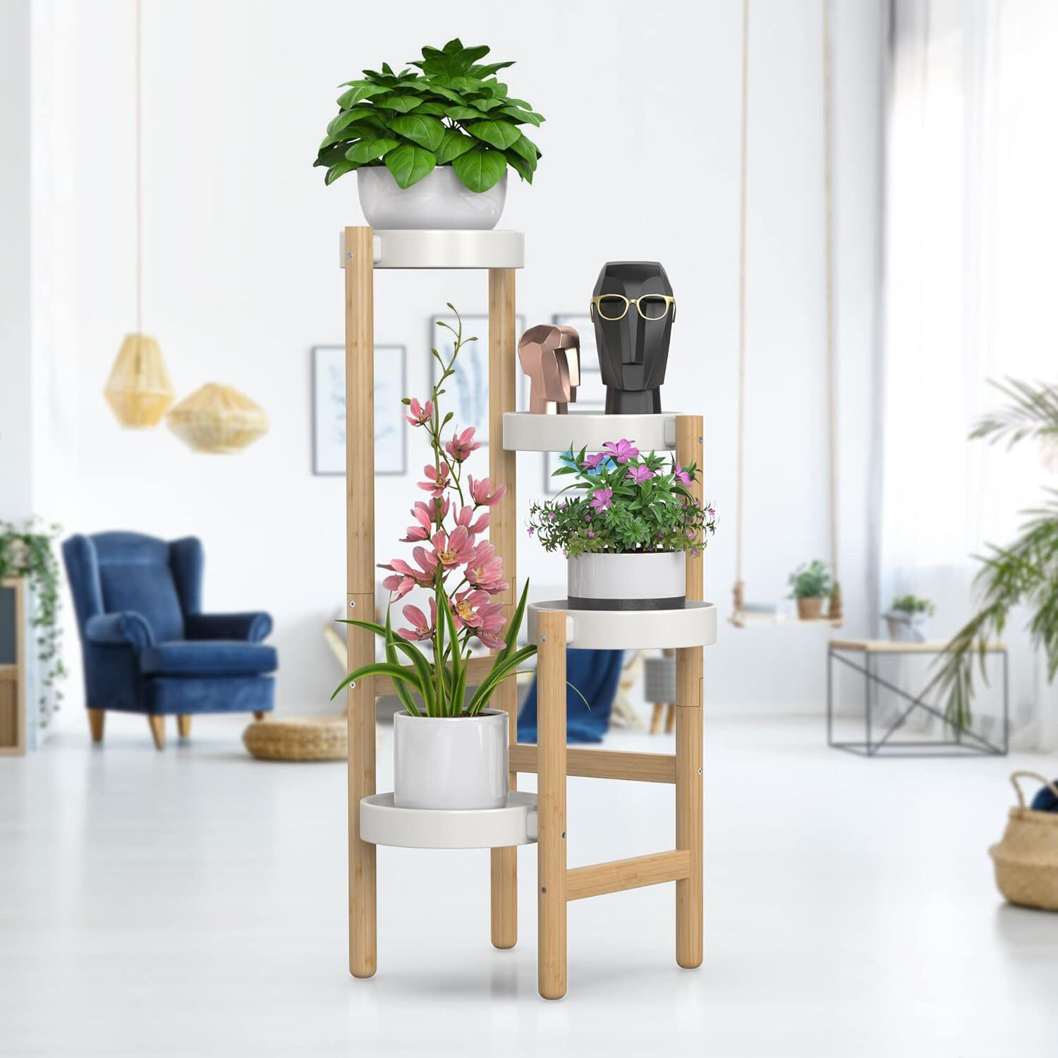 George Oliver Bamboo Plant Stands Indoor - Wayfair Canada