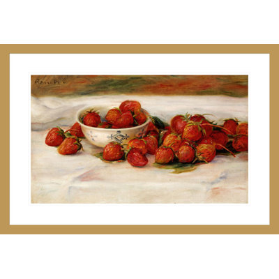 «Strawberries» par Pierre-Auguste Renoir, impression giclée encadrée