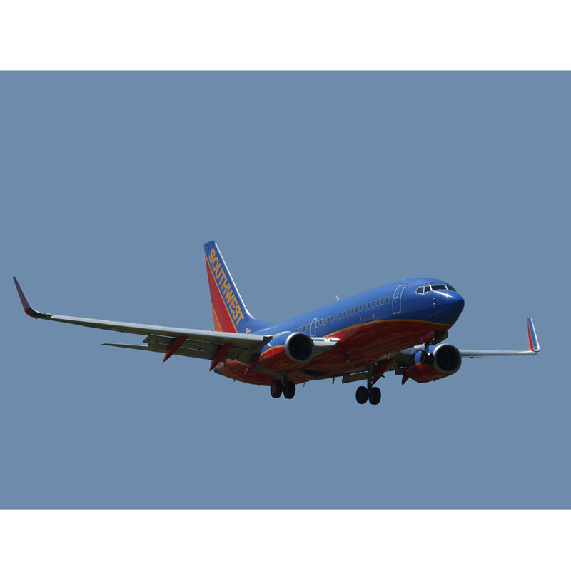 Adhésif décoratif Chibi Southwest 737 on approche, H 18 po x l 24 po