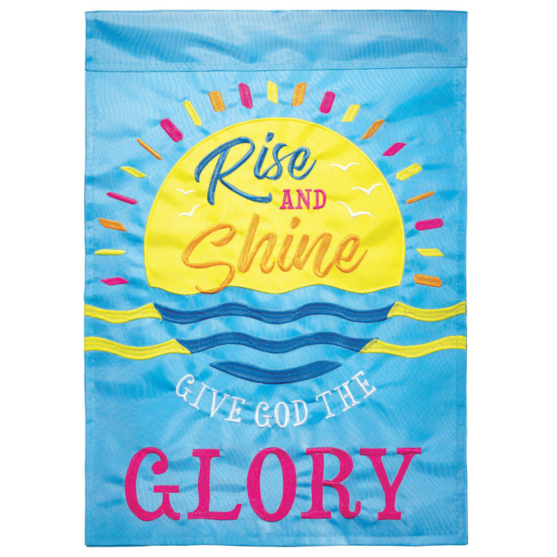 Drapeau de jardin en polyester/mélange de polyester à 2 côtés 18 x 13