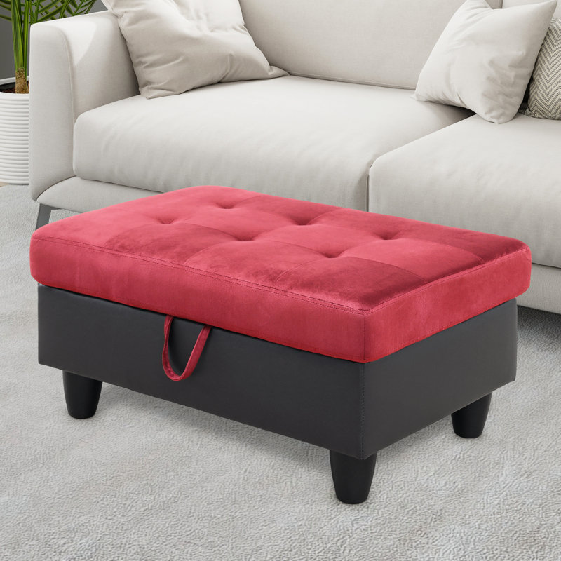 Repose-pieds Breux, Polyester rouge
