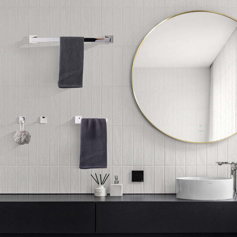 Ensemble de quincaillerie de salle de bain 10 pièces, Chrome