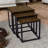 Arvon 3-Piece Stackable Nest Of Side Tables For Living Room Rustic End Sofa Table