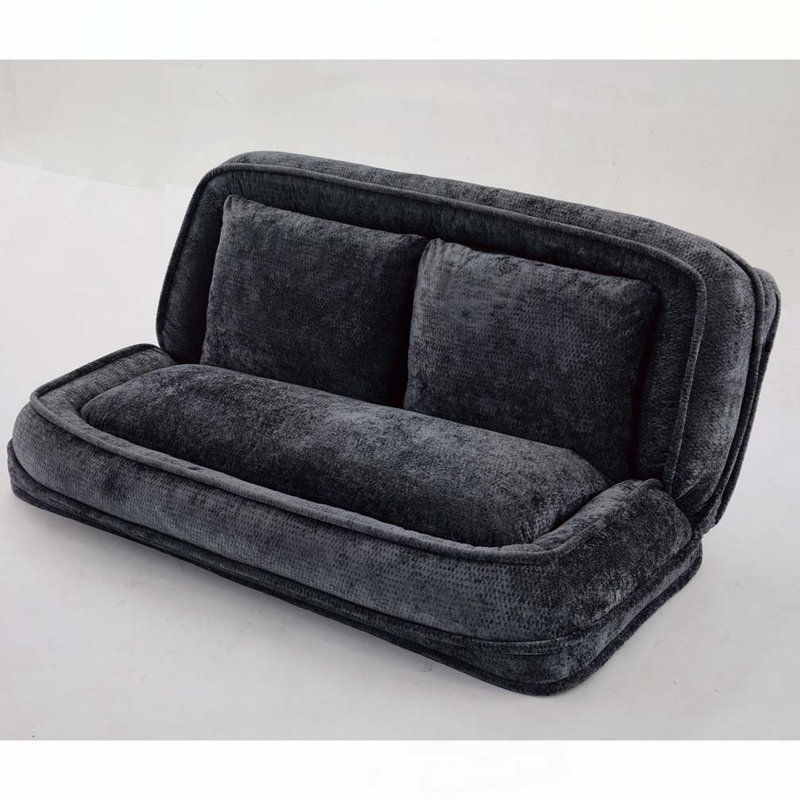 Lit double pour chien avec canapé réglable, Noir