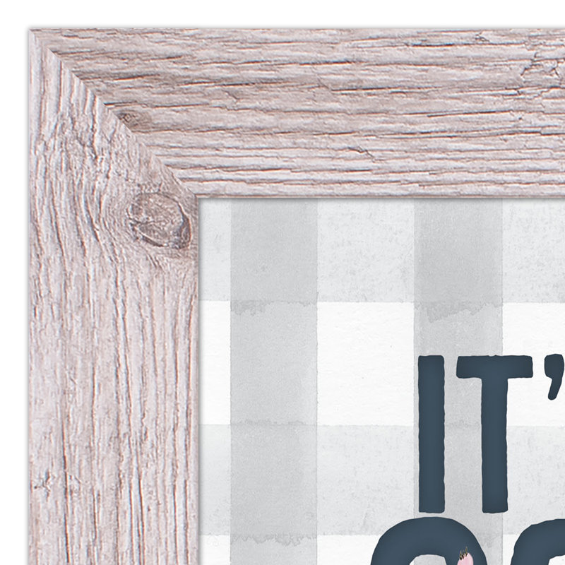Good To Be Home, reproduction encadrée, Blanc, H 14 po x l 11 po x P 0,75 po
