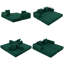 Canapé-lit modulaire pliable compressé avec structure en métal, canapé convertible 2 places en velours côtelé avec pochette de rangement pour les petits espaces, les appartements et les dortoirs-465241004