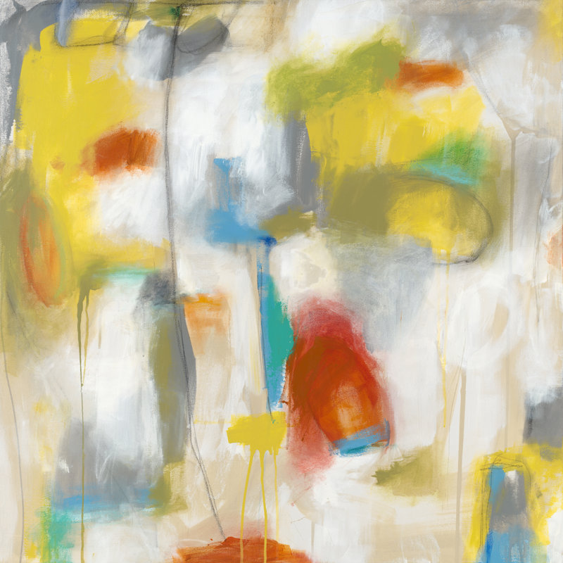 Direction II by Sisa Jasper - Wrapped Canvas Painting, 91cm H x 91cm W