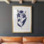 Indigo Botanical Study I, reproduction encadrée de qualité supérieure - prête à être accrochée-1121611525-1121611526