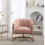Fauteuil demi-tonneau rembourré l 30 po Romy-1115816502