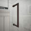 Porte de douche à charnière sans cadre l 41 po x H 72 po avec traitement en verre ClearMax Unidoor