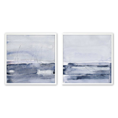 Indigo Drift, ensemble de 2 reproductions d'art