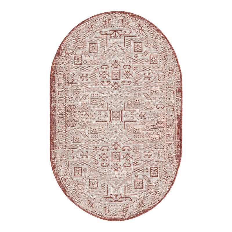 Allexis Indoor / Outdoor Rug, Oval 3'3" x 5'3"