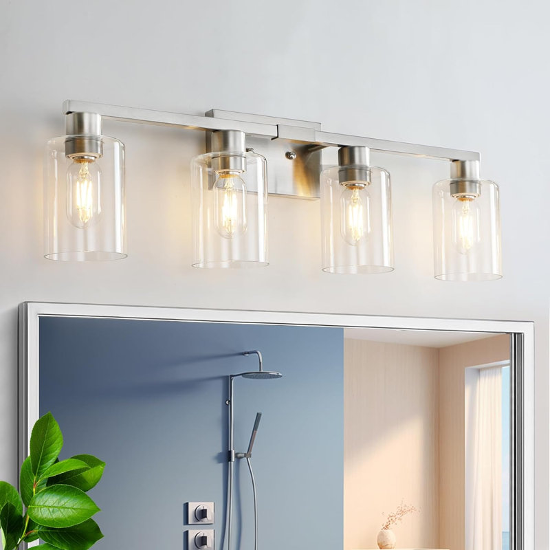Éclairage de salle de bain à 4 lumières à intensité variable Benikel