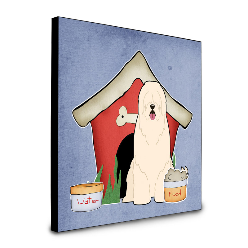 Panneau mural d’art collection dog house Scarvinia, Berger de Russie méridionale