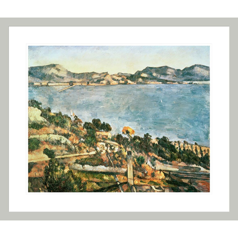 Estaque par Paul Cézanne, H 23,5 po x l 27,6 po