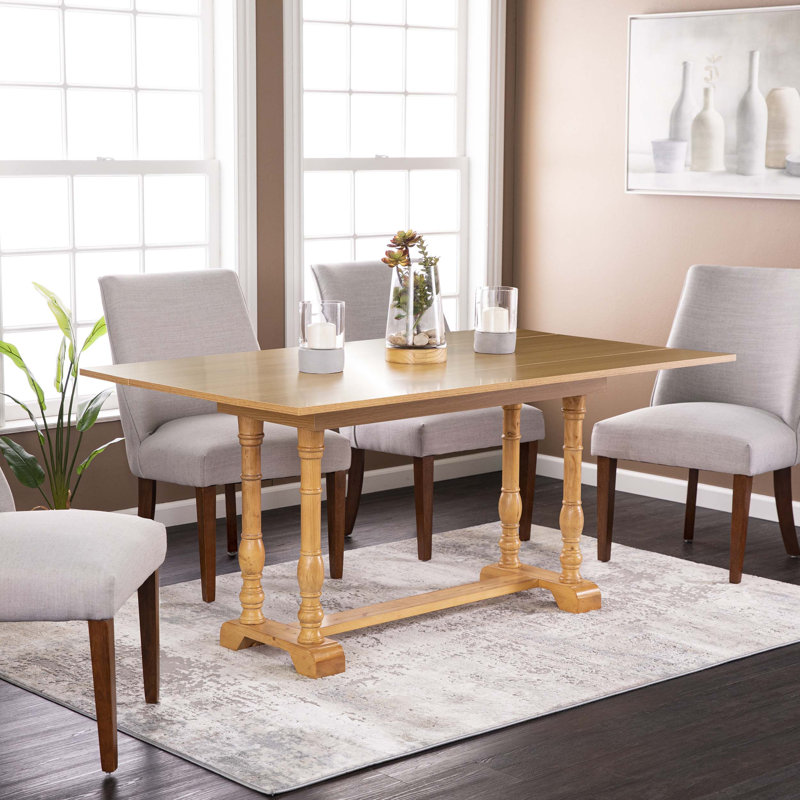 Console de table à tréteaux pliante Farmhouse