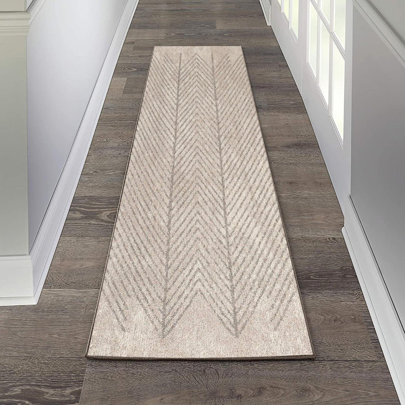 Geometric Indoor Rug, Runner 2'2.5" x 7'11"