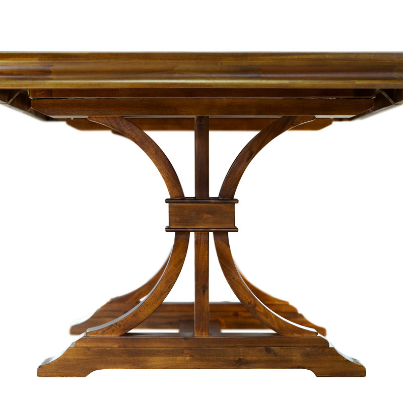 Cet ensemble de salle à manger moderne 5 pièces comprend une table de cuisine rectangulaire et 4 chaises de salle à manger en tissu de polyester bleu marine, noyer antique