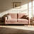 56.3" Velvet Spring-Padded Loveseat Comfort Sofas-23490268