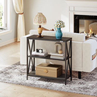  Maiocco 3-Tier Narrow Console Table with Storage