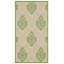 Tapis naturel / olive d'intérieure/extérieure à motif floral Herefordshire-20794535