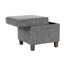 Repose-pieds carré avec rangement 17,5 "Asha-1340042281