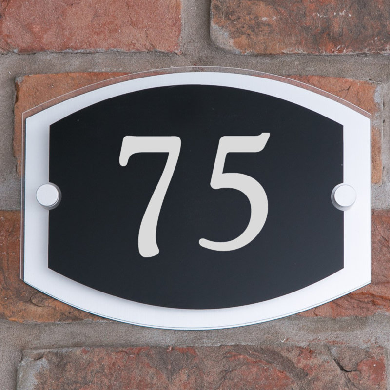 Sigfried 15cm H Plastic House Number, 75