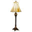 Lampe de table classique en bronze avec abat-jour beige Home Grandeur 28,75 "