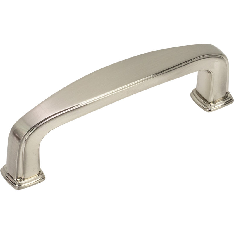 Ensemble de poignées carrées 3 po Square Flair, Nickel satiné brossé