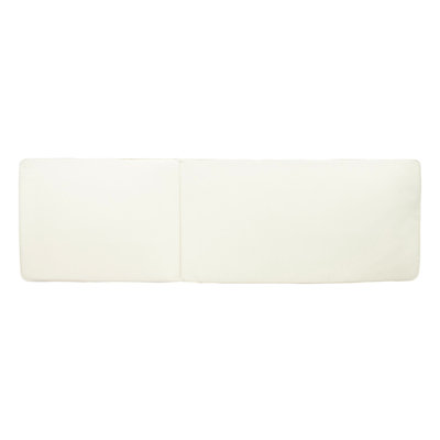 Coussin de chaise longue de couleur crème pour l'extérieur, 76,77 po x 23,67 po 1,51 po, utilisation 4,4 lb, imperméable, 76,77 23,67 1,51 po