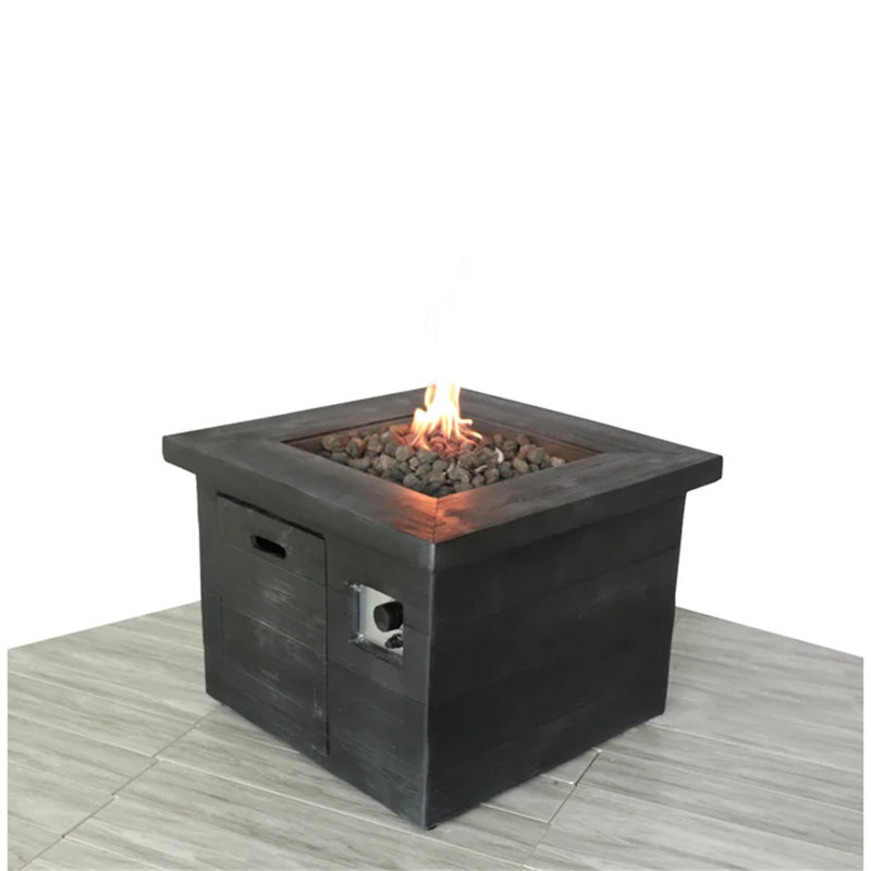 Foyer de table en béton renforcé de fibres au propane / gaz naturel