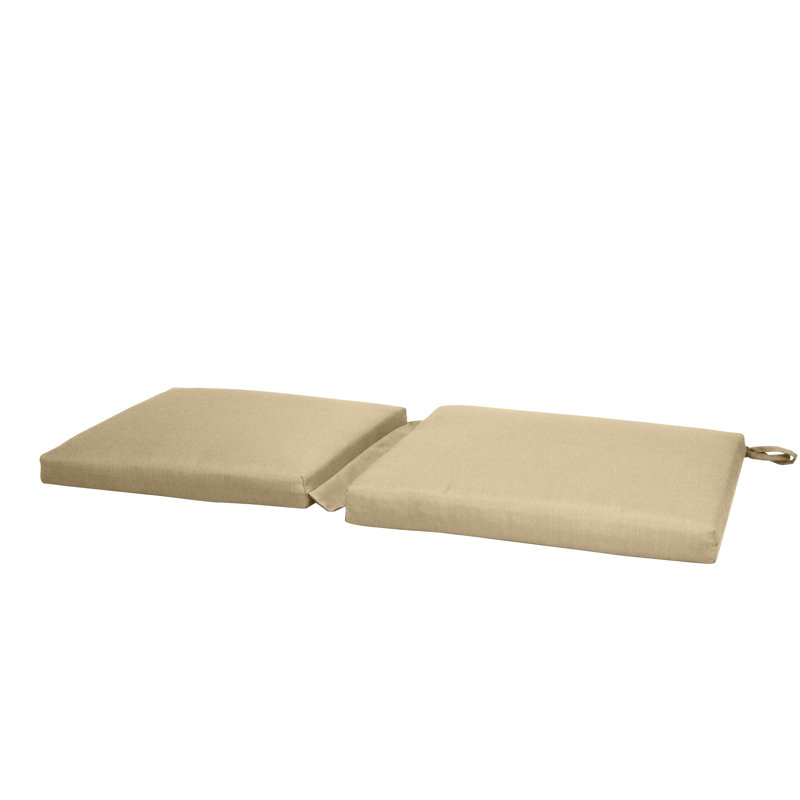 Outdoor 3'' Bench Back Cushion, Beige