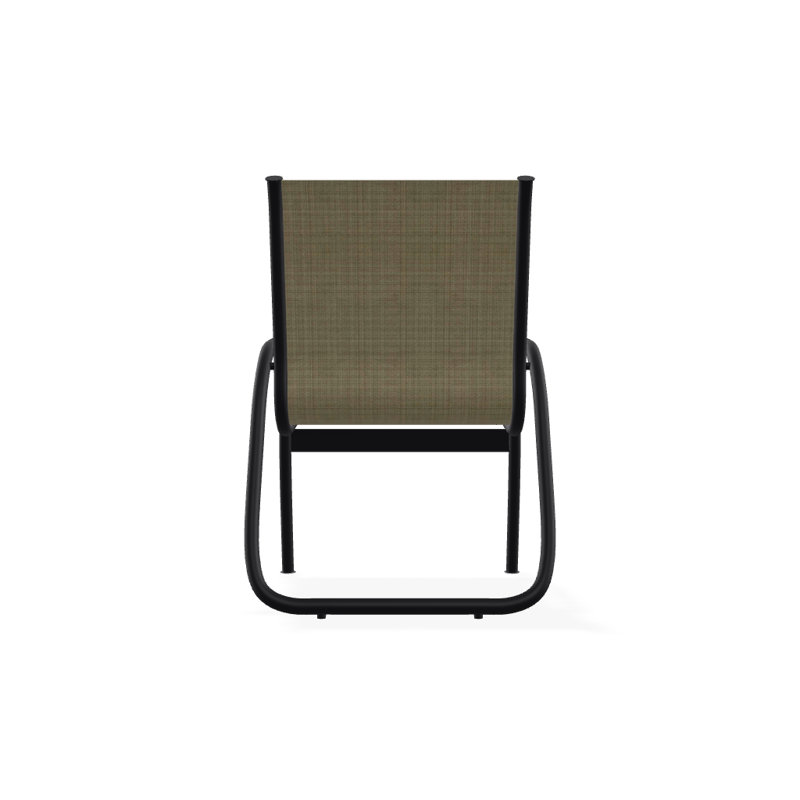 Fauteuil de patio Gardenella, Noir texturé, Pierre d'élévation