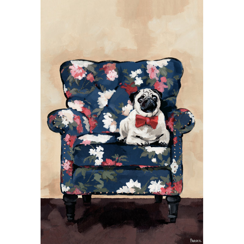 Sitting Pretty by Parvez Taj - Wrapped Canvas Painting, 61cm H x 41cm W
