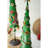 SET OF TWO RECYCLED METAL CHRISTMAS TREES