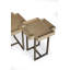 Romeoville Tray Top Sled Side Table Set