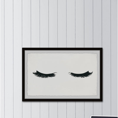 «Curly Lash», reproduction encadrée