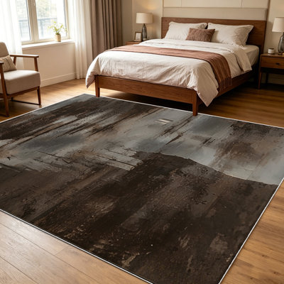 1PC Vintage Muted Tone Abstract Oil Painting area rugs for Living Room, Soft and Comfortable, All-season, easy-care, machine washable Indoor floor mat, ideal for dining table, bedroom, entryway, kitchen, Home Decor, Outdoor Decor.