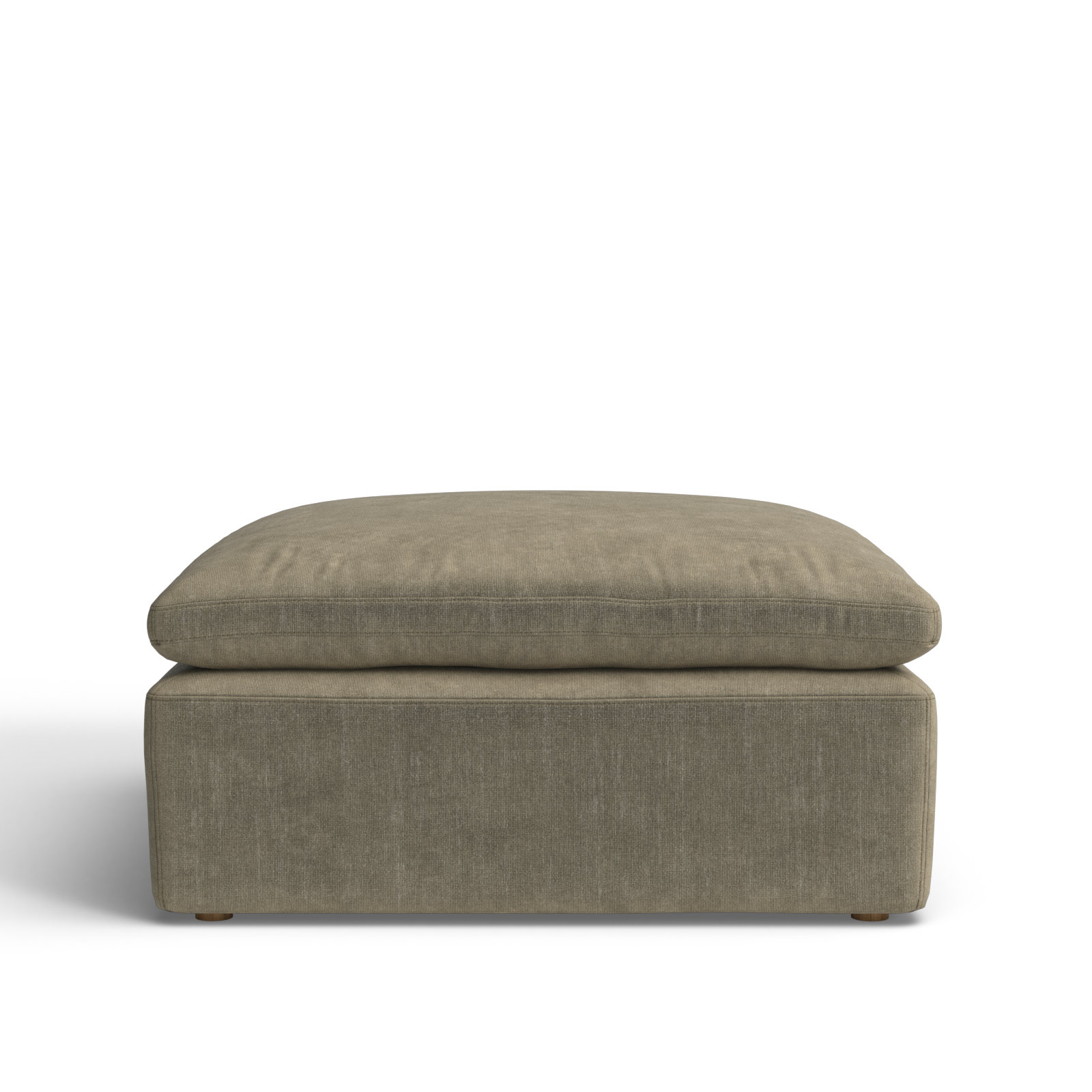 Armand Performance Fabric Ottoman, Desert Sage Performance