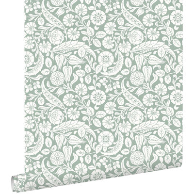 Sunali double rouleau floral