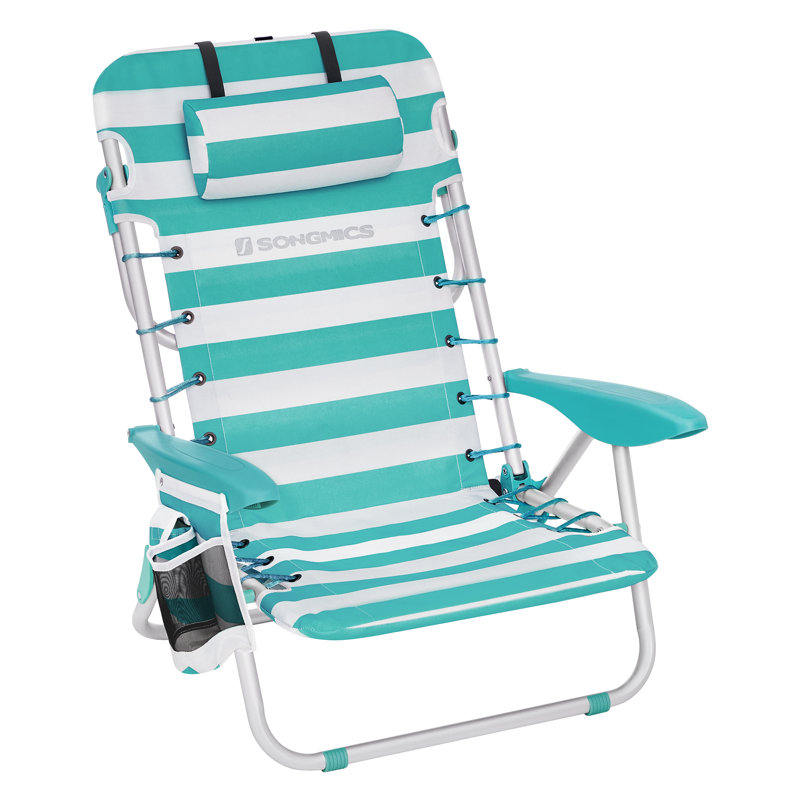 Chanteal Folding Beach Chair, Green