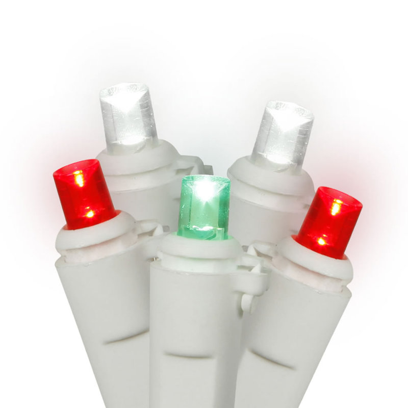 1'' String Lights, Red/White/Green
