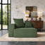 Chaise longue rembourrée en velours côtelé Osterhus-358744582