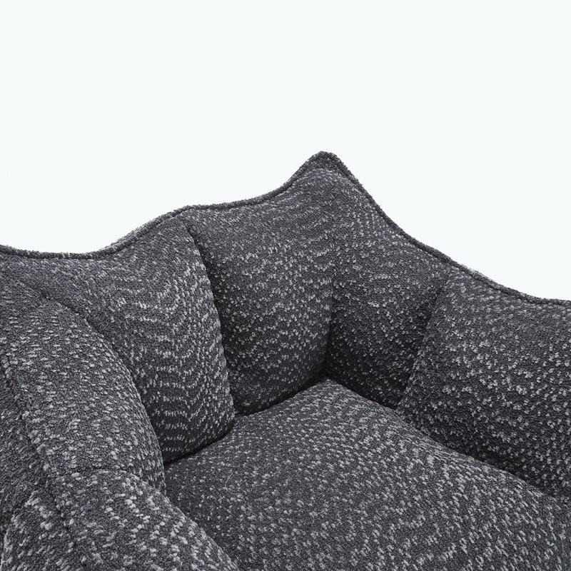 Fauteuil à billes Chenille, Chenille noir, H 30,7 po x l 47,2 po x P 36,2 po